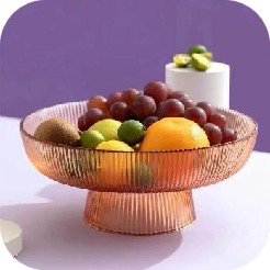 Переваги скляних фруктових лотків