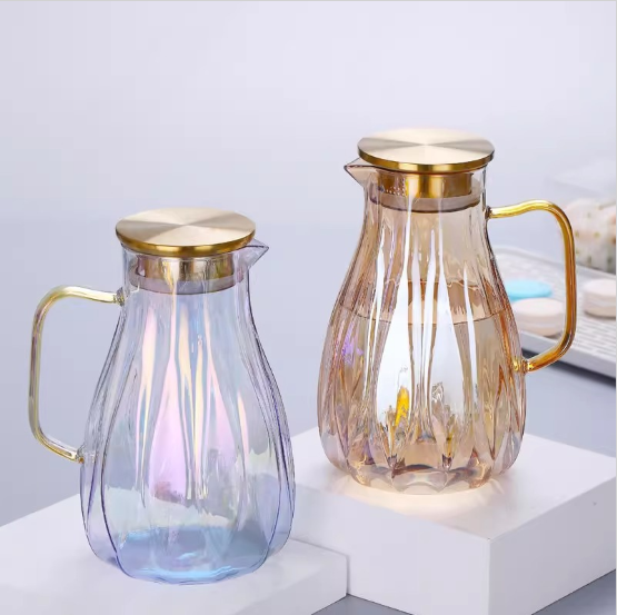 Скляні горщики з великою ємністю в різних стилях